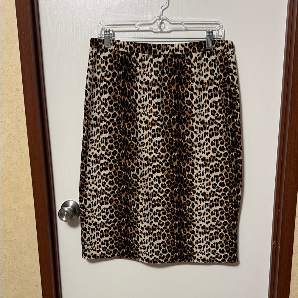 Moa Leopard Print Women's Skirt Size 3X